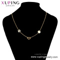 44919 xuping heart Collar cobre plateado 18k ambiental